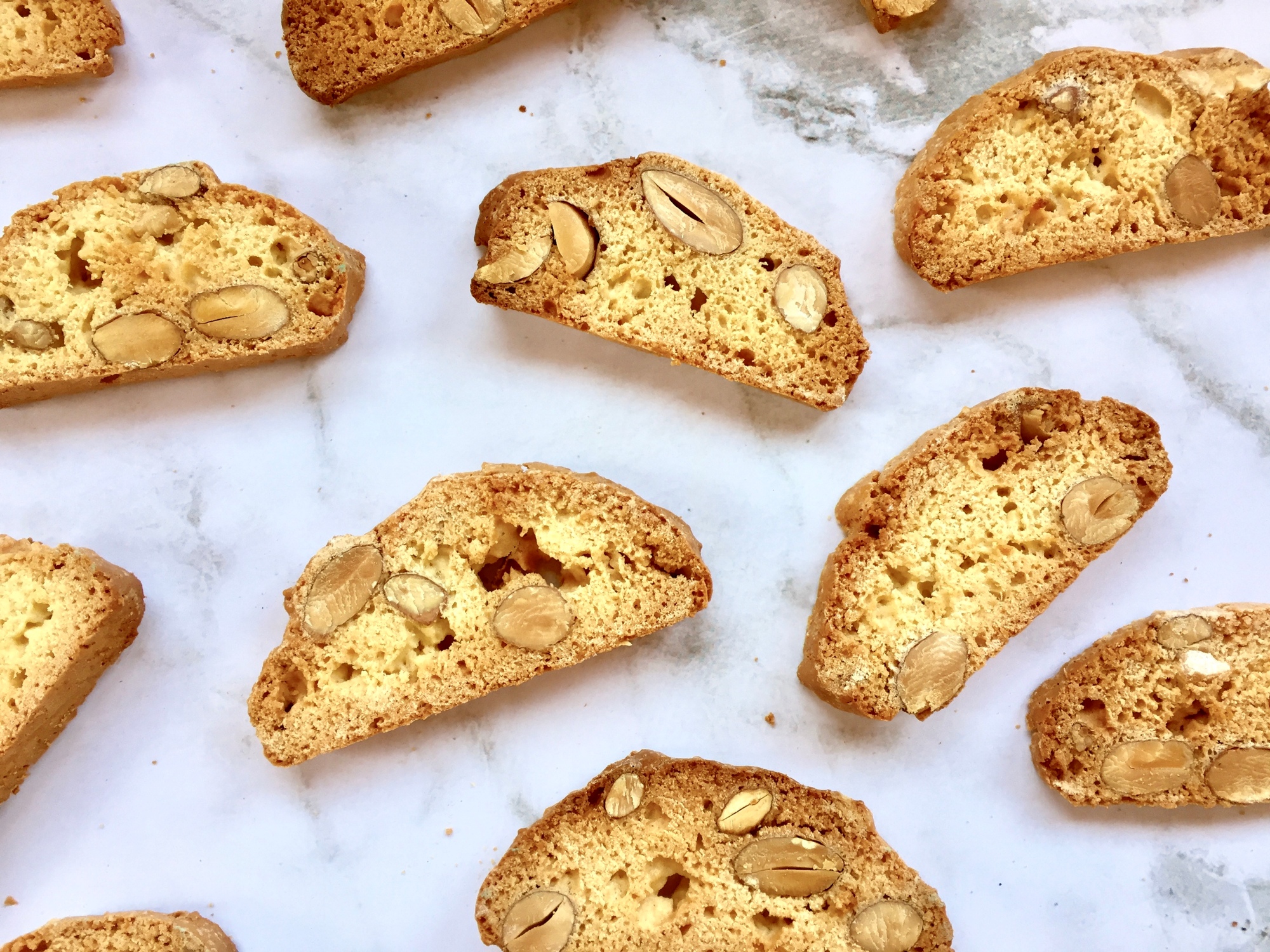 Salted Caramel Biscotti with Almonds and Pecans – Homemade Italian